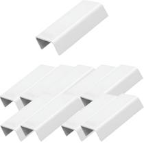 Kit 10 pcs mata junta 20x10 emenda p/ canaletas branco