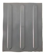 Kit 10 Pçs Piso Tátil Pvc 25X25 Direcional Cinza