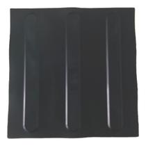 Kit 10 Pçs Piso Tátil Pvc 25X25 Direcional Preto