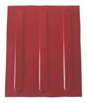 Kit 10 Pçs Piso Tátil Pvc 25X25 Direcional Vermelho