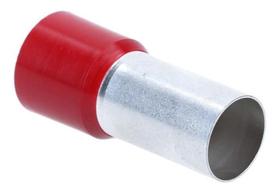 Kit 10 Pçs Terminal Tubular Ilhós 95Mm Pré Isolado Vermelho