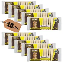 KIT 10 PCT. Prendedor de Madeira GINA para Roupa 12 UN. Decoração Artesanato Pregador Prendedores
