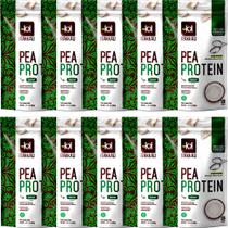 Kit 10 Pea Protein Coco Rakkau 600g - Vegano - Proteína