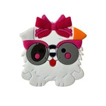 Kit 10 Peças aplique Emborrachado Cachorra Pandora