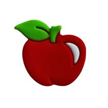 Kit 10 Peças aplique Emborrachado Maça Menor