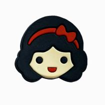 Kit 10 Peças aplique Emborrachado Rosto Princesa Branco de Neve