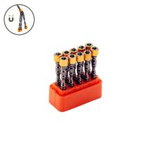 Kit 10 Peças Bits Ponteira Ph2 Magnética 65mm Aço S2 Profissional