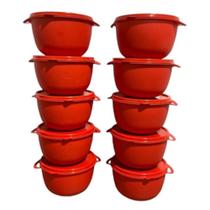 kit 10 peças bowls tijelas coloridas 1 litro