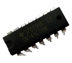 Kit 10 peças - c.i. sn74hc08 - sn74hc08n - 14 terminais