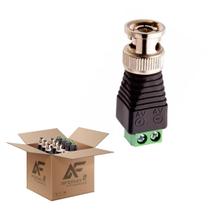 Kit 10 Peças Conector Bnc Macho Borne C/ Parafuso Plug Cftv Kit 10 Peças Conector Bnc Macho Borne C/ Parafuso Plug Cftv