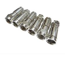 Kit 10 Peças Conector de Compressão RG6 Metal Alta Qualidade