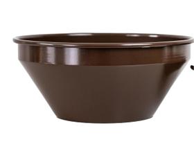 Kit 10 Peças De Cachepô Cuia Tamanho P Em Alumínio Com Pintura Eletrostática