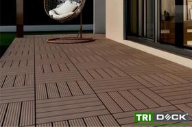 Kit 10 Peças Deck Plástico Modular 30x30 Piscina Varanda - NOVODECK