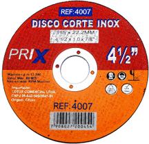 Kit 10 Peças Disco de Corte para Aço Inox e Ferro 115x1x22mm