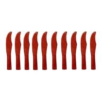 Kit 10 Peças Faquinha De Pau Madeira 16 Cm