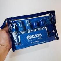 Kit 10 Peças Frascos para Viagem Pratico Organização da Bolsa Mala