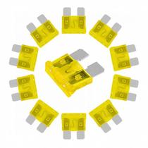 Kit 10 Peças Fusível Lamina Comum 20 Amperes Automotiva Lote Kit 10 Peças Fusível Lamina Comum 20 Amperes Automotiva Lote