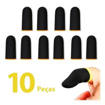 Kit 10 Peças Luvas De Dedo Gamer Anti Suor Para Celular Jogo Beehive Wasp
