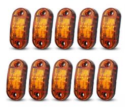 Kit 10 Peças Luz Vigia Led 12/24V caminhão van utilitario Onibus Bau Carroceria Teto KLX