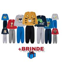 Kit 10 Peças Moletom Infantil Menino Masculino Inverno Kit 10 Peças Moletom Infantil Menino Masculino Inverno