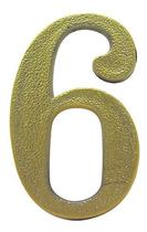 Kit 10 pecas numero colonial pexcel bronze numero 6/9 Kit 10 pecas numero colonial pexcel bronze numero 6/9