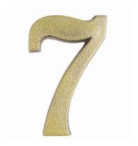 Kit 10 pecas numero colonial pexcel bronze numero 7