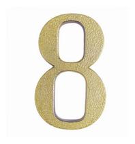 Kit 10 pecas numero colonial pexcel bronze numero 8