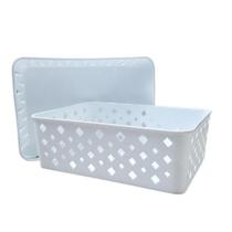 Kit 10 Peças Organizadoras Premium Branco Multiuso Kit 10 Peças Organizadoras Premium Branco Multiuso