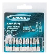 Kit 10 Peças Ponta Bits Magnética Ph2 25mm Aço S2 Hexagonal Kit 10 Peças Ponta Bits Magnética Ph2 25mm Aço S2 Hexagonal