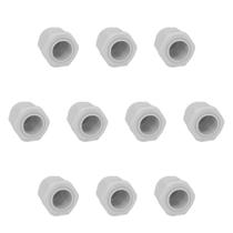 Kit 10 Peças Prensa Cabo Cinza Rosca Curta PG 13.5-C 1/2 Polegada Sibratec - Cinza Claro