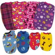 Kit 10 Peças Roupas Pet Soft Cães Estampas Sortidas