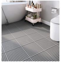 Kit 10 Peças Tapete Modular Superfície antiderrapante para box banheiro sauna vestiário 30x30 - FLEX