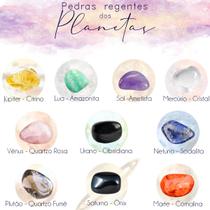 Kit 10 Pedras Regentes dos Planetas Cristal Natural Rolado