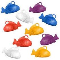Kit 10 Peixinhos Para Pescaria Cores Surtidas