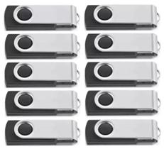 Kit 10 Pen Drive 4gb Multilaser Preto Original