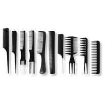 Kit 10 Pente Cabeleireiro Profissional Penteado Trança Corte Kit 10 Pente Cabeleireiro Profissional Penteado Trança Corte