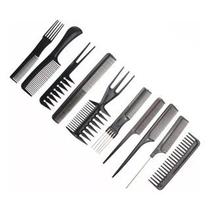 Kit 10 Pentes De Corte Cabeleireiro Barbeiro Profissional Kit 10 Pentes De Corte Cabeleireiro Barbeiro Profissional