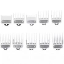 Kit 10 Pentes Premium Com Clip De Metal P/ Máquina De Corte Kit 10 Pentes Premium Com Clip De Metal P/ Máquina De Corte