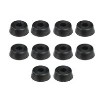 Kit 10 Pés De Borracha PVC Grande Para Caixas De Som, Cases, Baús, Móveis
