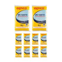Kit 10 Ph Certo Elevador Alcalinizante Piscinas 2kg - Genco Kit 10 Ph Certo Elevador Alcalinizante Piscinas 2kg - Genco