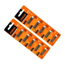 Kit 10 Pilha Alcalina 12v A27 Foxlux