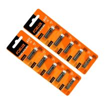 Kit 10 Pilha Alcalina 12V A27 Foxlux