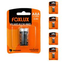 Kit 10 Pilha Alcalina Palito AAA Foxlux Kit 10 Pilha Alcalina Palito AAA Foxlux