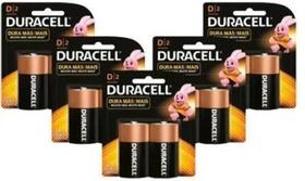 Kit 10 Pilhas C Média Alcalina Duracell LR14 1.5V Brinquedo
