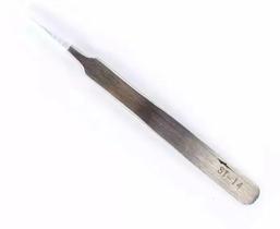 Kit 10 Pinças Antí-Estática Inox 110mm Vetus ST-14