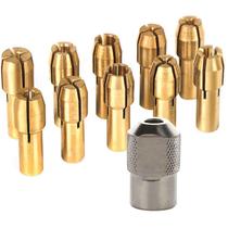 Kit 10 Pinças Para Micro Retífica Cauda 4,8Mm Com Mandril M8