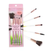 Kit 10 Pincéis Conjunto Diamante Precisão Blush Contorno Pó