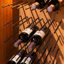 Kit 10 Pinos Suportes Garrafa Vinho Fixação Parede Multiuso Preto