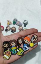 Kit 10 Pins Bottons Emborrachados Tema Harry Potter