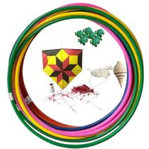 Kit 10 pipas + 10 bambole + 200 bolinhas de gude + 10 piões